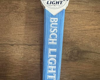 Busch Light Beer Tap Handle 11 Inch | Mancave Decor | Bar Tap Handle | Beer Lover Gift | Home Bar Kegerator |  Collectible Christmas Gift