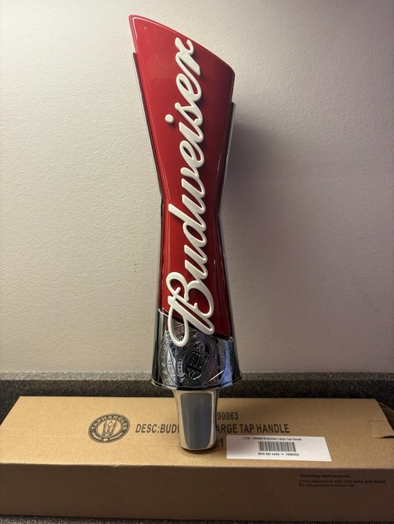 バドワイザー 両面ビールタップハンドル - 本格的なバー装飾 - Etsy 日本