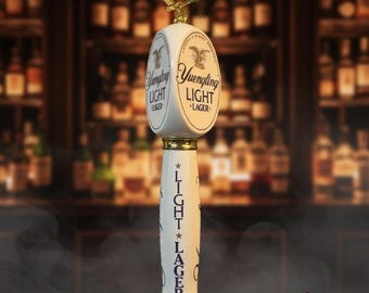 Yuengling Light Lager Eagle Tap Handle 13” Rare Beer Tap Handle Bar Mancavedecor Draft Beer Kegerator Handle Breweriana