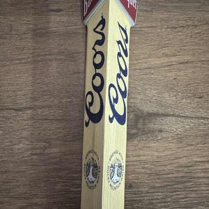 Coors Banquet Beer Tap Handle – 12” Tall Classic Logo –Used– Bar or Man Cave Decor