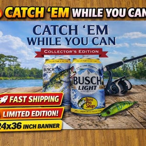 Busch Light Bass Sign - Etsy