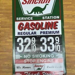Gasoline Prices Sign - Etsy