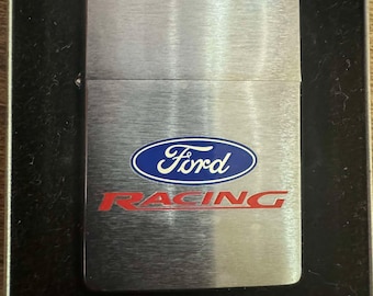 Genuine NOS Ford Racing Zippo Lighter - Classic Collectible