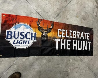 In Stock Busch Beer Celebrate The hunt Banner
