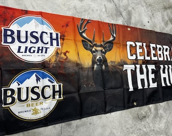 NEW Busch / Busch Lite Hunting - Celebrate the hunt 2x6ft Banner
