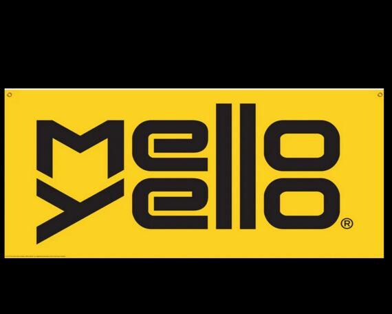 Mello Yello Banner: Vintage Soda Advertising Sign - 2x4 Ft - Etsy