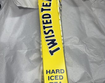 NEW Twisted Tea Hard Iced Tea Beer Tap Handle – 10" Bar Kegerator Tap | Man Cave Bar Decor | Twisted Tea Tap Handle Collectible