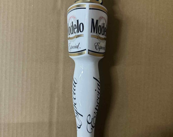 Modelo Cerveza Especial Beer Tap Handle – Lion Topper– Bar Top Kegerator Pull