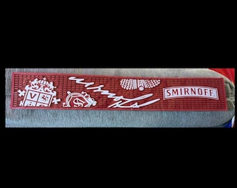 Vintage Smirnoff Bar Mat - NOS 2015 - Retro Home Bar Decor - Collectible Alcohol Memorabilia