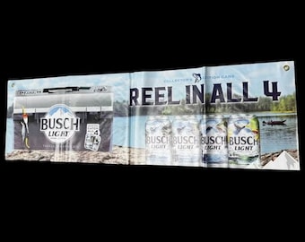 NEW Busch / Busch Light Reel In All 4 Fishing Outdoor Banner -“14x48”
