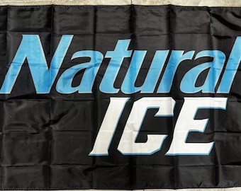 Beautiful Budweiser Natural Ice 3x5 Flag  Brand New