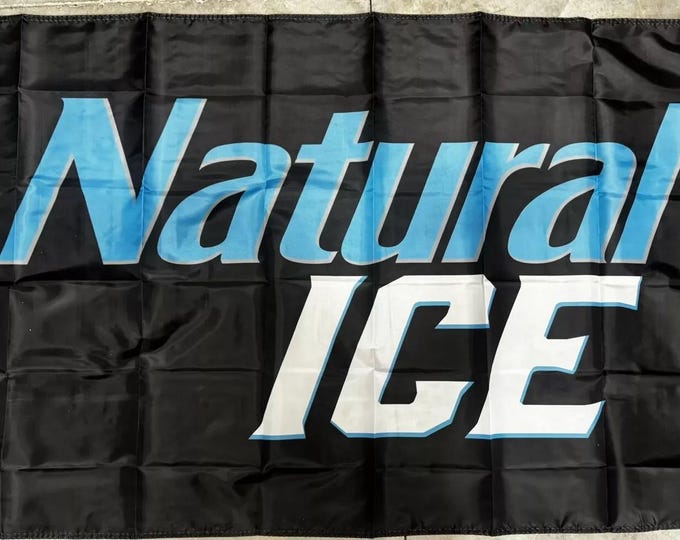 Beautiful Budweiser Natural Ice 3x5 Flag  Brand New