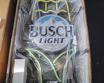 B Light Corn Cob LED Sign – 28” x 13” – Brand New Beer Light – Mancave Bar Decor