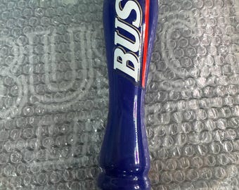 Used Busch Beer Tap Handle - Classic American Lager Bar Memorabilia