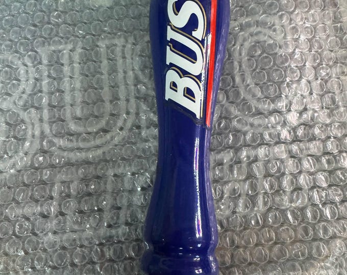 Used Busch Beer Tap Handle - Classic American Lager Bar Memorabilia