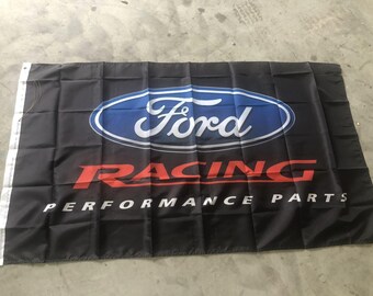 Ford Motorsports Racing Flag 3x5ft – Garage, Man Cave, Collector's