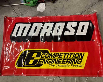 Beautiful Moroso / Competition Engineering Banner – 3x5 ft – Racing Garage Decor