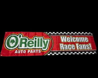 O’reillys Welcome Race Fans Banner 2x8ft