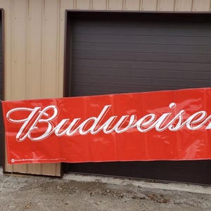 Budweiser Flag Banner Man Cave Beer nowy, stary zapas