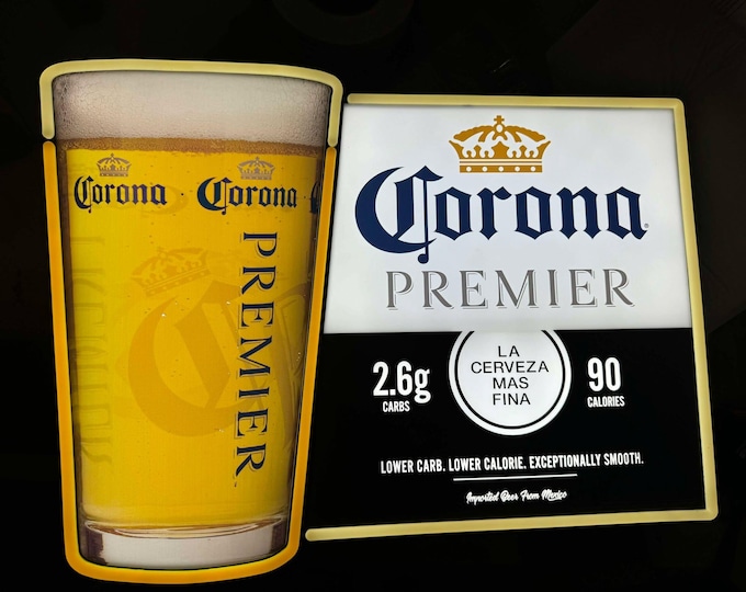 Awesome Corona Premier Back-Lit & LED Sign – 20"x15"