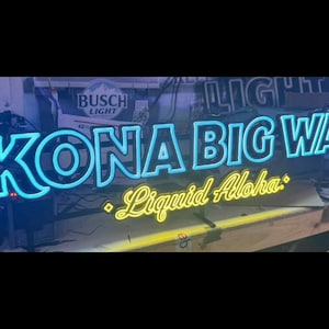Kona Big Wave Neon Sign - Etsy