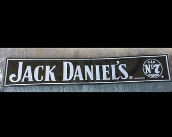 Jack Daniel's Bar Mat | Old No. 7 Tennessee Whiskey | Home Bar Decor | Man Cave Gift | Bartender Accessory | Whiskey Lover