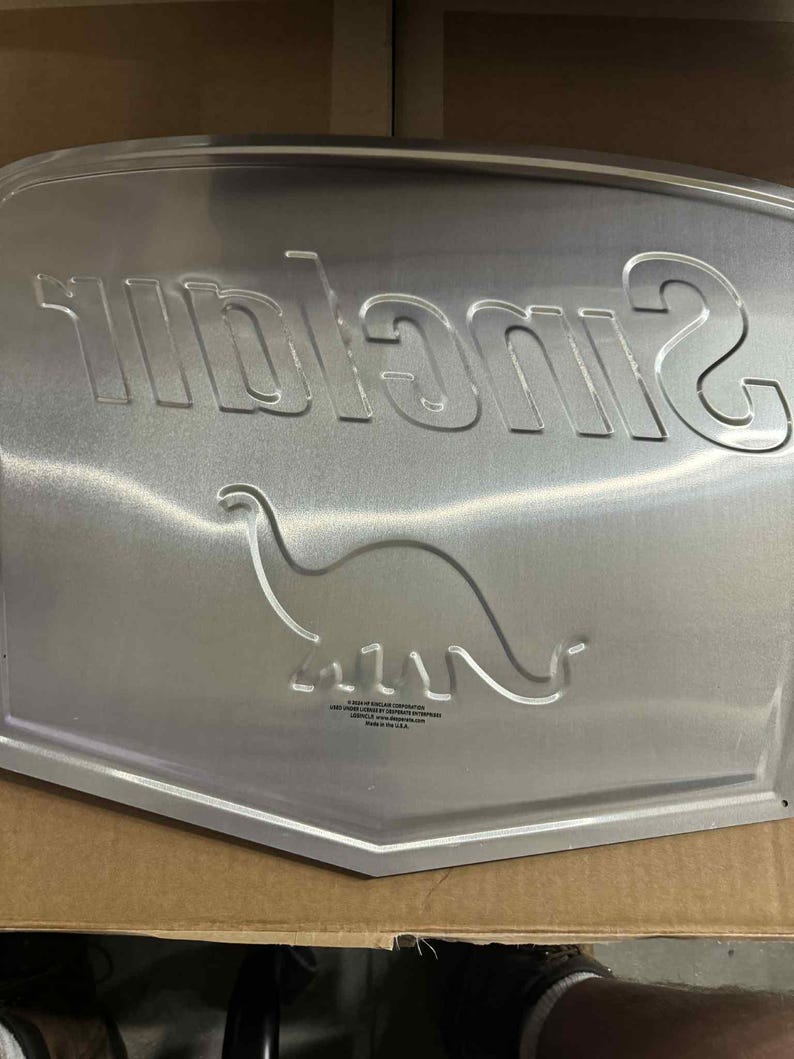 Unique Sinclair Sinclair Dino Motor Oil Metal Sign – Large 23x17 Vintage Style Gas ...