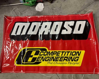 Moroso Competition Engineering Racing Banner – 3x5 Ft Garage Man Cave Decor