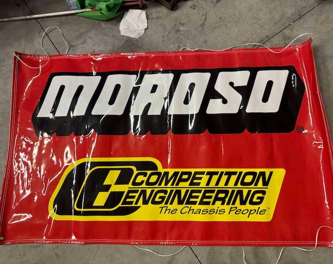 Moroso Competition Engineering Racing Banner – 3x5 Ft Garage Man Cave Decor