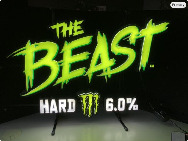 Monster Energy モンスターエナジー LED 3D ネオン看板 ネオン