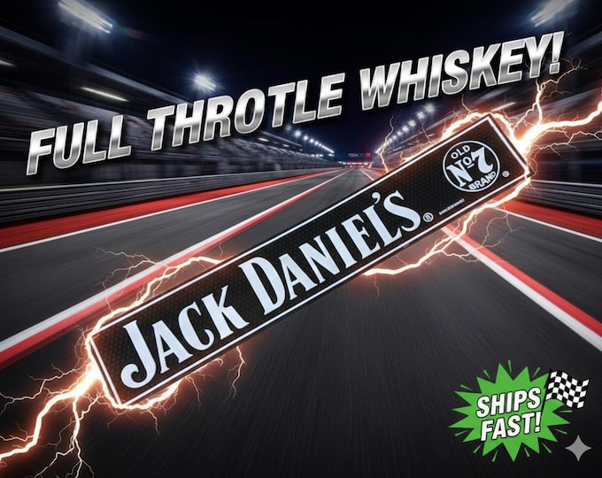 Jack Daniel's Bar Mat: Official Old No. 7 Rubber Spill Mat