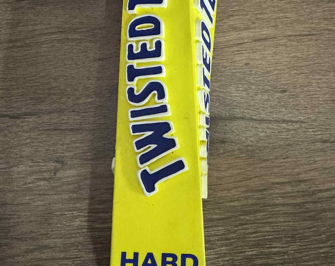 Twisted Tea Tap Handle: Vintage Bar Decor, Used Brewery Collectible