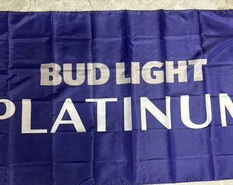Bud Light Platinum Flag – 3x5ft – Premium Beer Banner