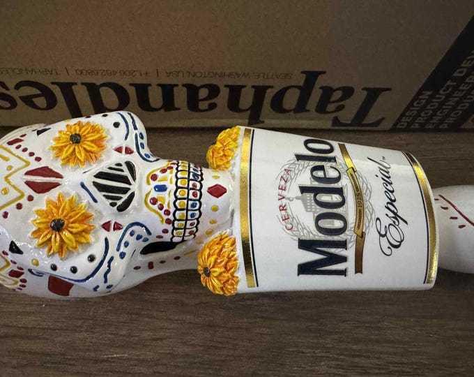 Rare Modelo Especial Day of the Dead Skull Tap Handle | Beer Bar Decor | Mancave Collectible