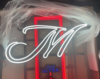 Michelob Ultra Neon Sign 20x18 – LED Beer Light Bar Man Cave Wall Decor