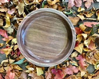 Wooden Bowl, Hand Turned, Black Walnut