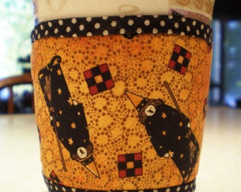 Cup Cozy, Witches, Halloween