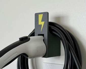 Wall Mountable J1772 Charging Cable Organizer