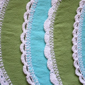 Nursery Favorites ePattern for Crochet Edges for Baby Blankets and Burp Cloths image 1