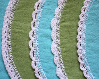 Nursery Favorites - ePattern for Crochet Edges for Baby Blankets and Burp Cloths