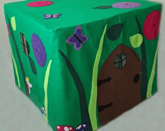 Pixie Place - Patrón de juguete / Casa de juegos de fieltro / Casa de juegos de mesa / Tienda de juegos / Casa de juegos para niños / Casa de juegos de mesa / Casa de juegos DIY