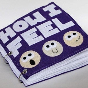 How I Feel | Quiet Book Pattern, Busy Book Pattern, Travel Toys, Toddler