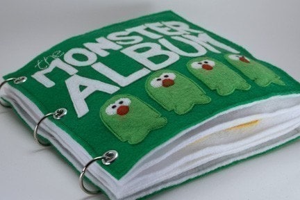 The Monster Album | Quiet Book Pattern, Busy Book Pattern, Travels To…