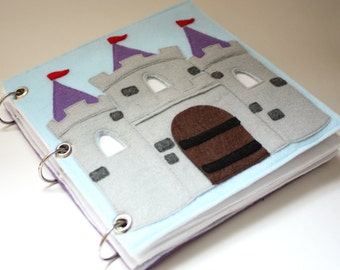 Fairy Tale Castle | Quiet Book Pattern, Busy Book Pattern, Travel Toys, Dollhouse