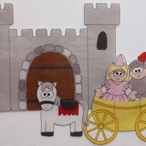 Happily Ever After ePattern for Print and Play Felt Figures image 3