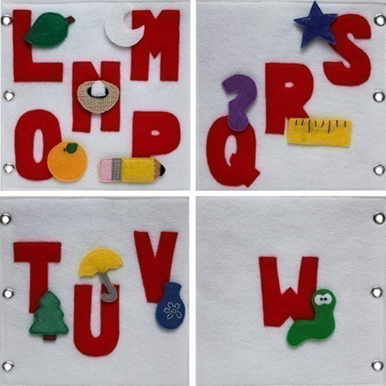 Sing My ABCs Quiet Book Pattern, Busy Book Pattern, Travel Toys, Toddlers image 3