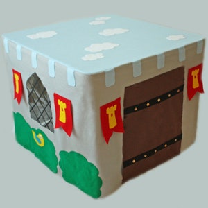 Castlefort ePattern for a Castle Card Table Fort image 1