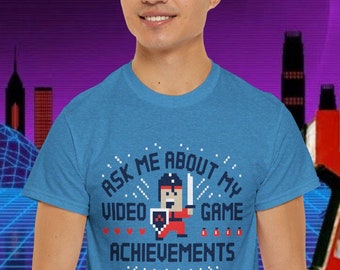 8-Bit Warrior Gamer T-Shirt: Retro Pixel Art Tee