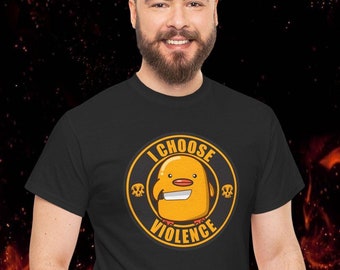 I Choose Violence Chick T-Shirt - Funny Sarcastic Meme Tee