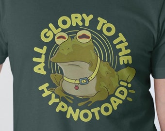 All Glory to the Hypnotoad Mens Cotton Tee fan toad hypnotized